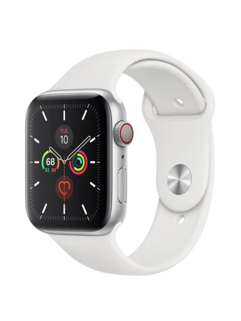 Apple Watch Series 5 - 44mm Silver GPS & Cellular (Refurbished 