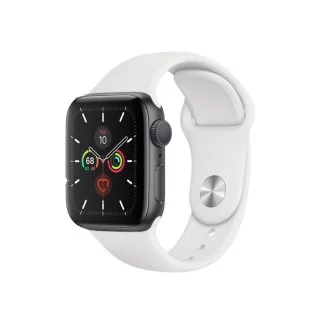 Space grey apple watch best sale white band